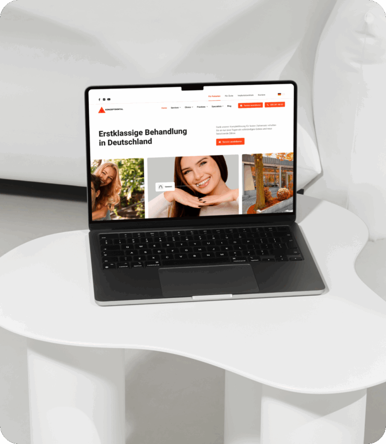Konzeptdental website